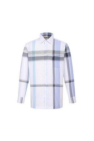 린넨혼방 이지케어 슈퍼빅체크 캐주얼셔츠 레귤러핏