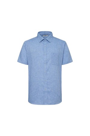 린넨혼방 스트레치 스트라이프 드레스 반팔셔츠 레귤러핏