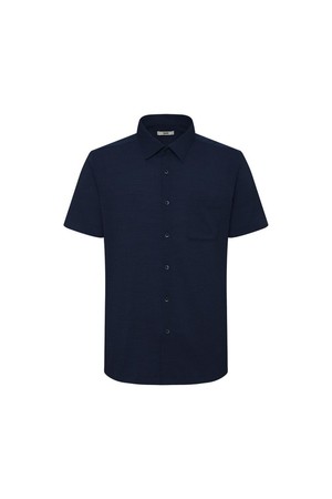 시어서커 이지케어 스트레치 패턴 캐주얼 반팔셔츠 레귤러핏