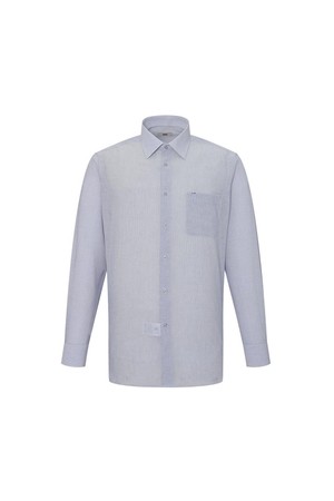 노케어 마이크로패턴 드레스 긴팔셔츠 레귤러핏