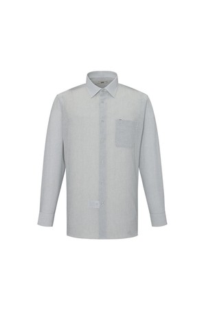 노케어 마이크로패턴 드레스 긴팔셔츠 레귤러핏