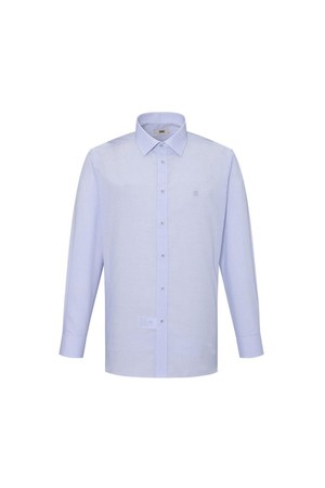 면혼방 이지케어 마이크로패턴 드레스 긴팔셔츠 레귤러핏