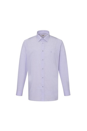 면혼방 이지케어 마이크로패턴 드레스 긴팔셔츠 레귤러핏