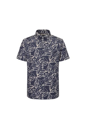 면100 트로피컬 프린팅 캐주얼 반팔셔츠 레귤러핏