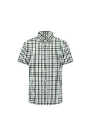 울혼방 이지케어 스트레치 하우스체크 캐주얼 반팔셔츠 레귤러핏