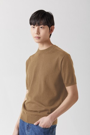 캐시미어 수피마 펀칭 라운드니트_홀가먼트 - 4 color