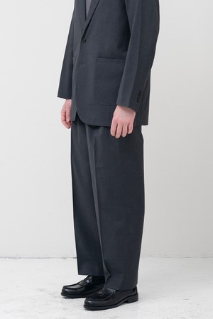 모노크롬 셋업 팬츠 그레이