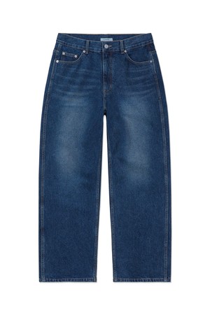 리니어 파이브포켓 데님팬츠 릴렉스핏_FIT5 미디움블루