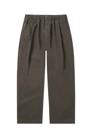 반셋 포멀 오피스 나일론팬츠 루즈핏_FIT5 카키