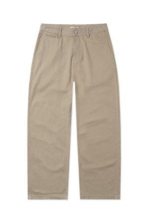 반셋 카치온 코튼팬츠 레귤러핏_FIT5 베이지