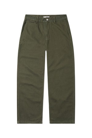 반셋 카치온 코튼팬츠 레귤러핏_FIT5 카키