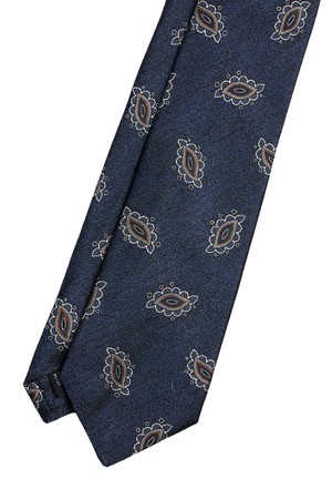 [MADE IN ITALY] 페이즐리 실크타이 네이비
