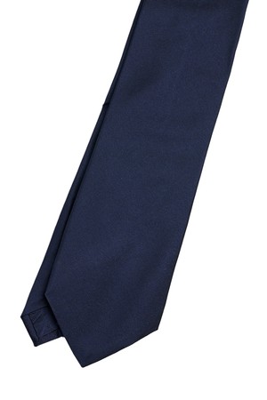 [MADE IN ITALY] 솔리드 실크타이 네이비
