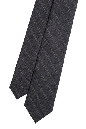 까노니코 레트로 스트라이프 차콜 슬림넥타이 대검 6.5cm