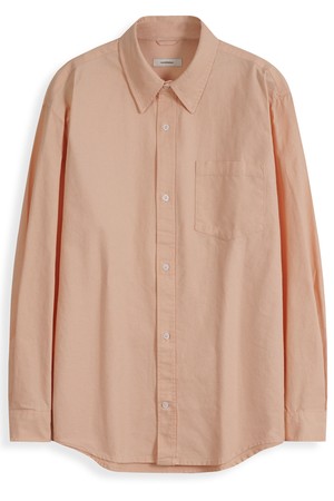 프리미엄 코튼 스탠다드 셔츠 살구