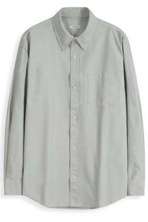 프리미엄 코튼 스탠다드 셔츠 라이트민트그레이