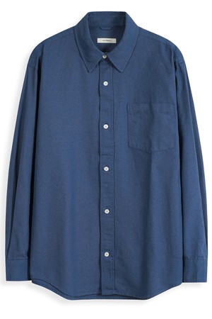 프리미엄 코튼 스탠다드 셔츠 블루틸
