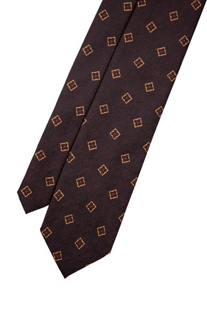 매너그램 레드 헤링본 올오버 와인옐로우