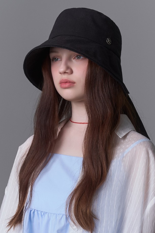 WHITE SANDS - 모자 - 리본 포인트 보닛햇 바라타 (4 colors)