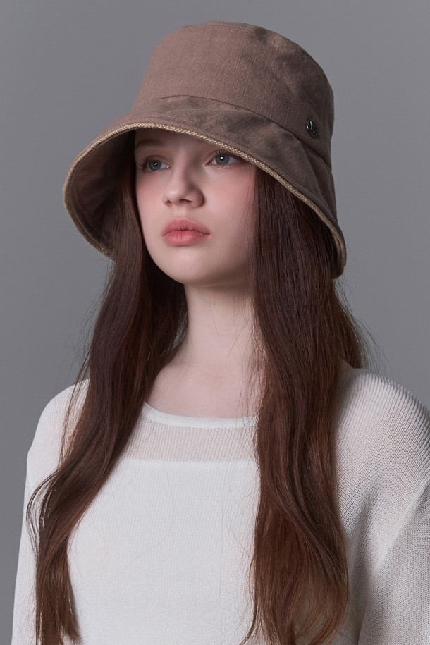 WHITE SANDS - 모자 - 리본 포인트 보닛햇 바라타 (4 colors)