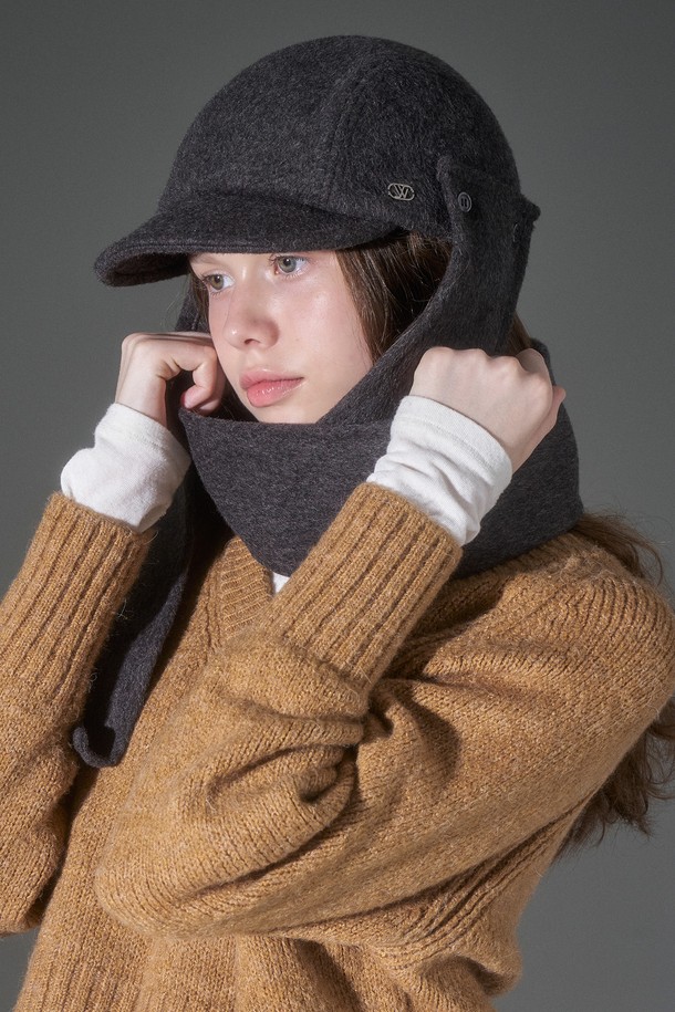 WHITE SANDS - 모자 - 모자 탈착 머플러 캠프캡 토리노 (3 colors)