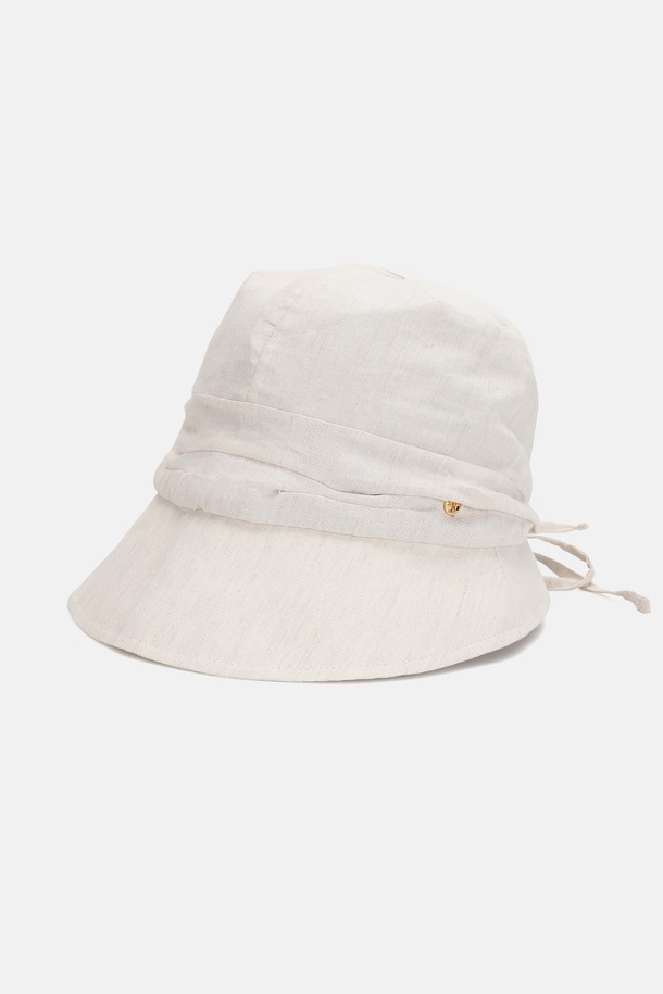 WHITE SANDS - 모자 - 바이오 린넨 러블리 셔링햇 토레도 (4 colors)