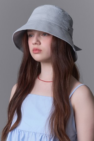 와플 텍스처 리본 버킷햇 아가페 (4 colors)