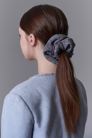 퍼플라벨 모던 레트로 체크 스크런치 코자니 (3 colors)