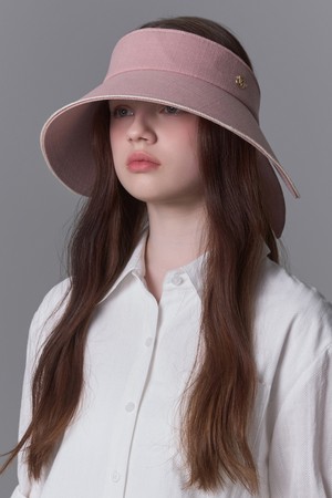 리본포인트 와이드 선바이저 브랜던 (4 colors)