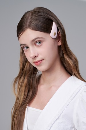 린넨 로고 자카드 똑딱핀SET 클라인 (4 colors)