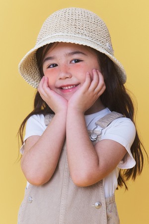 지사 리본 클로슈햇 키즈 앙티브 (2 colors)