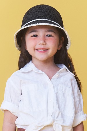 지사 리본 클로슈햇 키즈 앙티브 (2 colors)