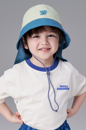 워터프루프 UV 차양막 투톤 버킷햇 키즈 도랜즈 (5 colors)