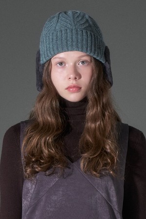 알파카 니트 귀달이퍼 비니 아르고 (4 colors)