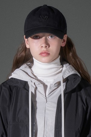 시그니처 라인자수 워싱 코튼 볼캡 트리에 (4 colors)