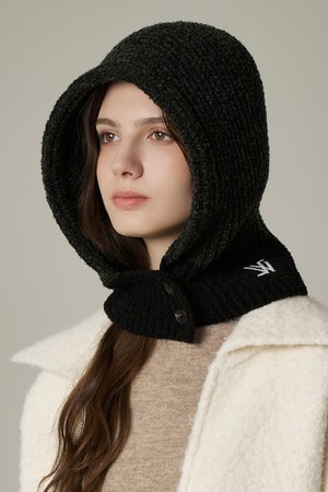 투톤 울 부클 바라클라바 페르나 (3 colors)