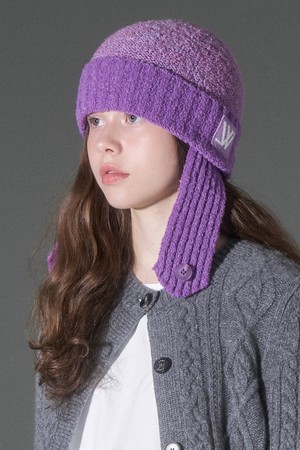 투톤 울 부클 귀달이 비니 알리노 (3 colors)