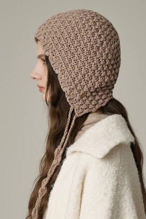 앙고라 울 혼방 보헤미안 니트햇 헤르타 (4 colors)