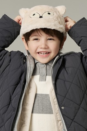 방한 퍼 페낵폭스 볼캡 키즈 아르키 (3 colors)