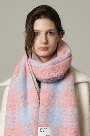 멀티체크 머플러 체르넌