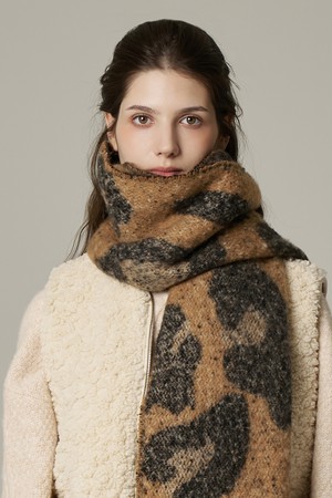 빅 레오파드 머플러 린츠나 (2 colors)