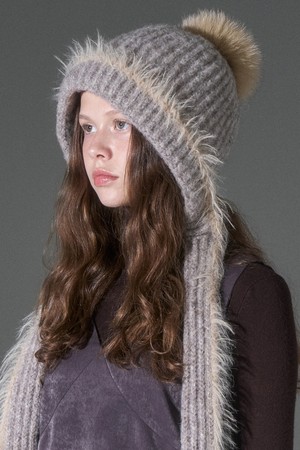 헤어리 롱 보닛햇 시에라 (4 colors)