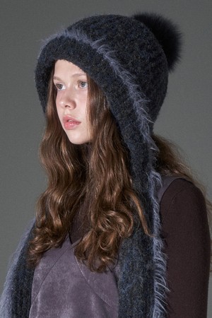 헤어리 롱 보닛햇 시에라 (4 colors)