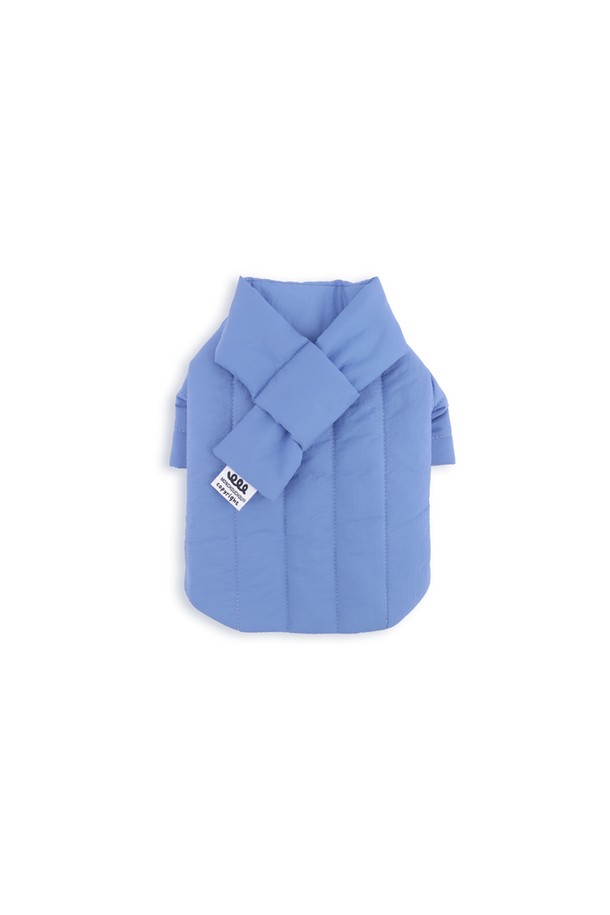 MONCHOUCHOU - 펫용품 - Rich Light Quilted Jacket Cornflower Blue