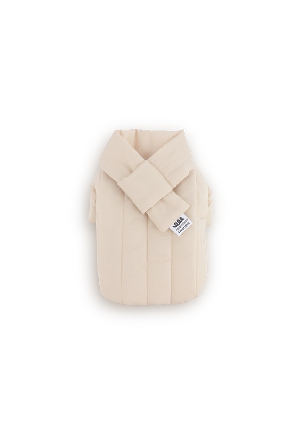 MONCHOUCHOU - 펫용품 - Rich Light Quilted Jacket Egg Beige