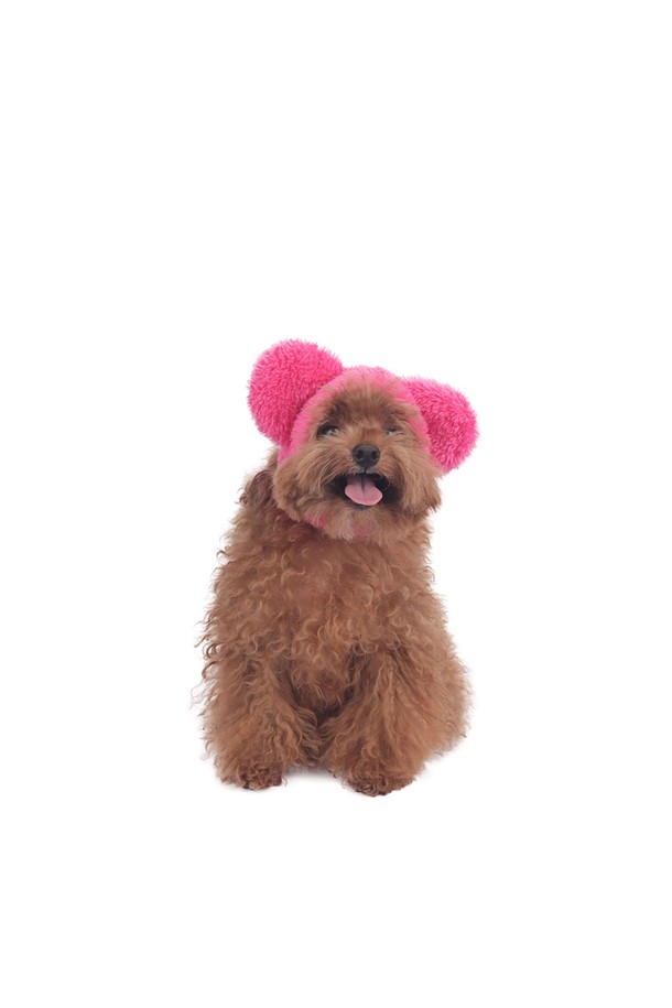 MONCHOUCHOU - 펫패션 - Pink Bear Hat