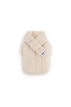 Rich Light Quilted Jacket Egg Beige