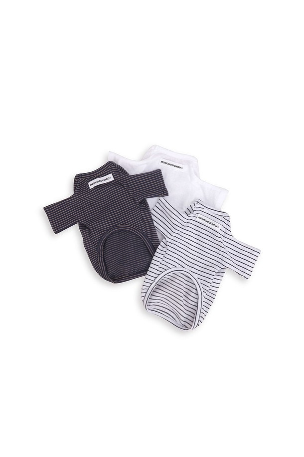 면 소재로 제작된 Must Have Tee Set는 화이트, 그레이, 스트라이프 색상으로 제공되며, 베이직하고 캐주얼한 스타일을 연출합니다. 이 3피스 세트는 레귤러핏으로 편안한 착용감과 뛰어난 활동성을 제공하며, 무지 및 스트라이프 패턴으로 다양한 레이어드 스타일을 완성할 수 있습니다. 사계절 내내 일상에서 활용하기 좋은 남녀 공용 반려동물 의류입니다.
