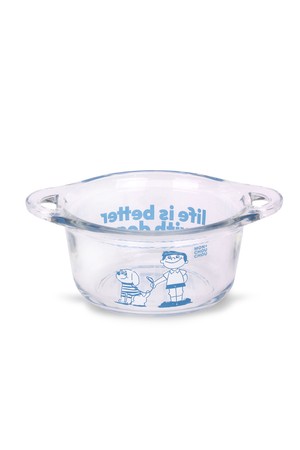 Country dog lunch bowl