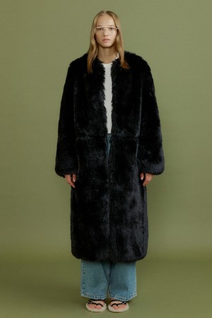 CERA 2way fur coat [black]